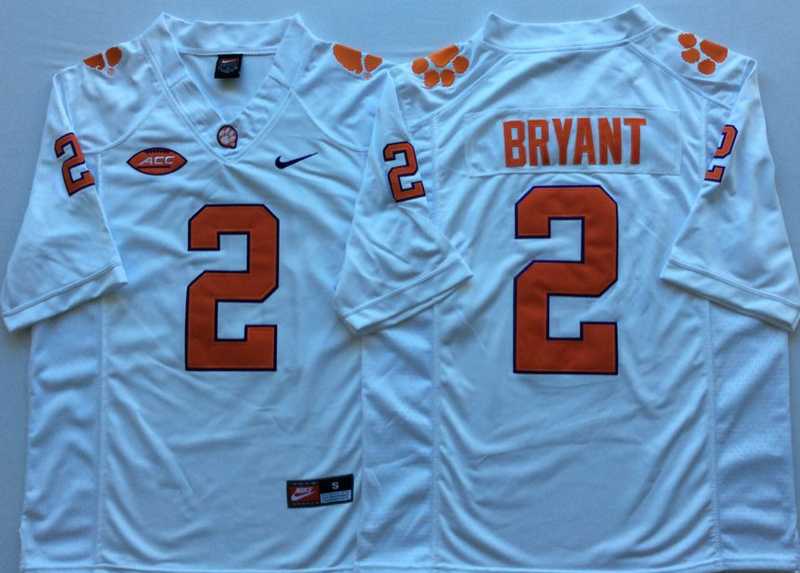 Clemson Tigers 2 Kelly Bryant White College Football Jersey,We sell and wholesale Clemson Tigers 2 Kelly Bryant White College Football Jersey on line form chian!